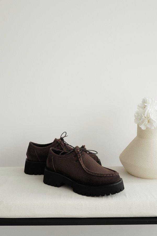 Bağcıklı Süet Loafer