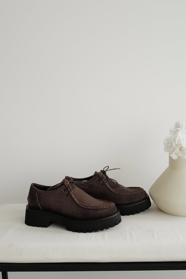 Bağcıklı Süet Loafer
