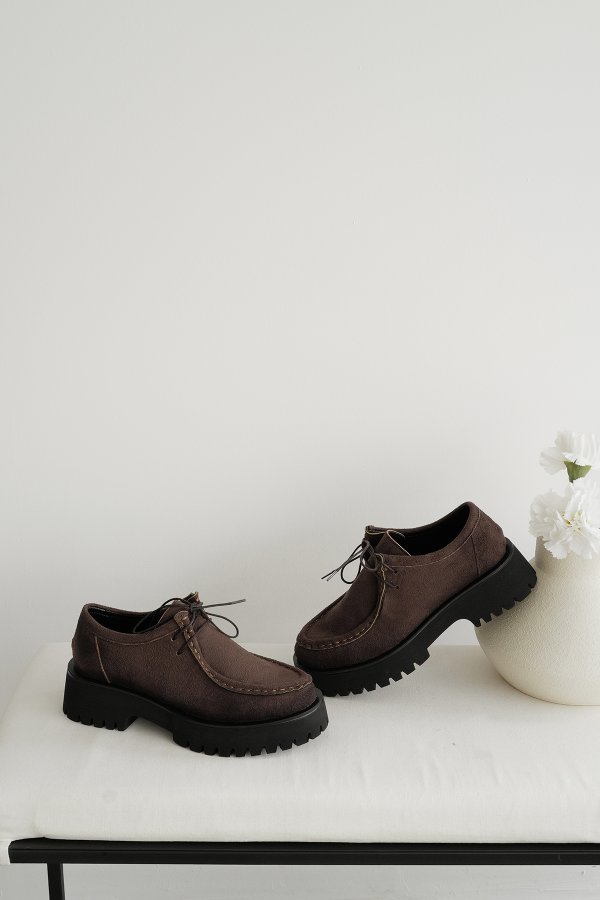 Bağcıklı Süet Loafer