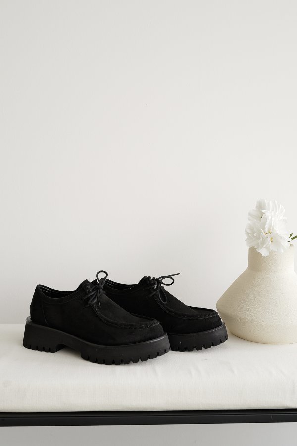 Bağcıklı Süet Loafer