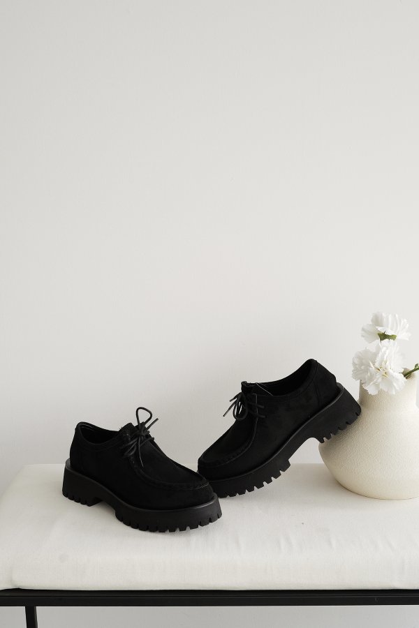 Bağcıklı Süet Loafer