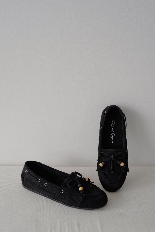 Püsküllü Süet Loafer