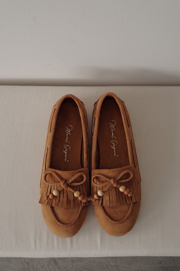 Püsküllü Süet Loafer
