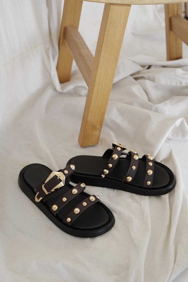 Pim Detay Düz Terlik