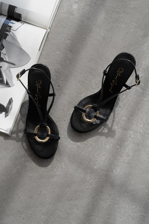 Halka Model Topuklu Ayakkabı