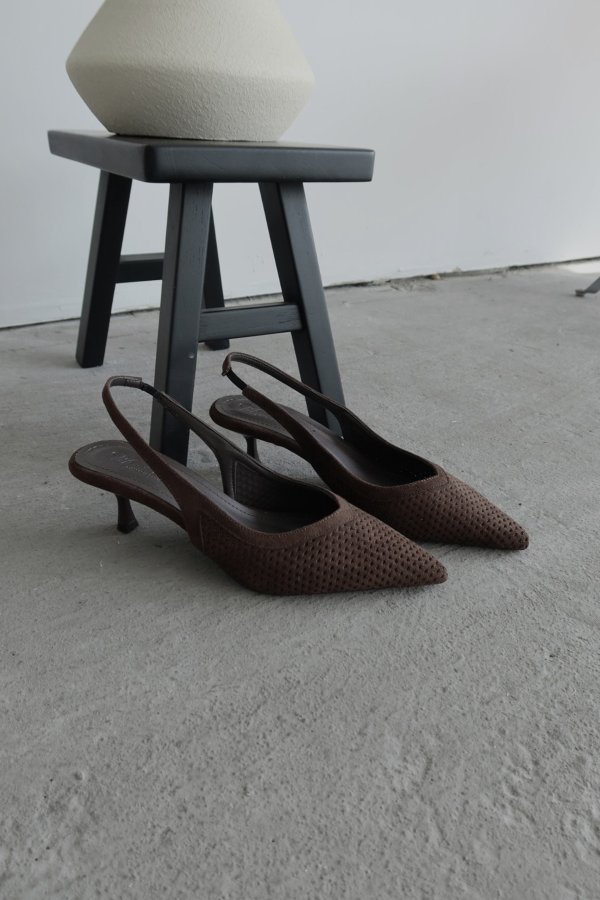 Arkası Açık Topuklu Ayakkabı