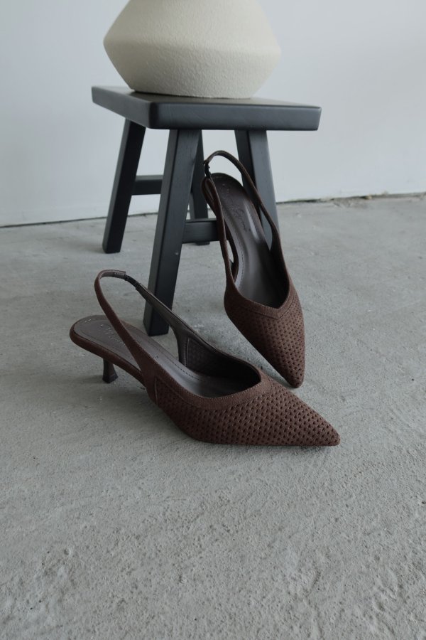 Arkası Açık Topuklu Ayakkabı