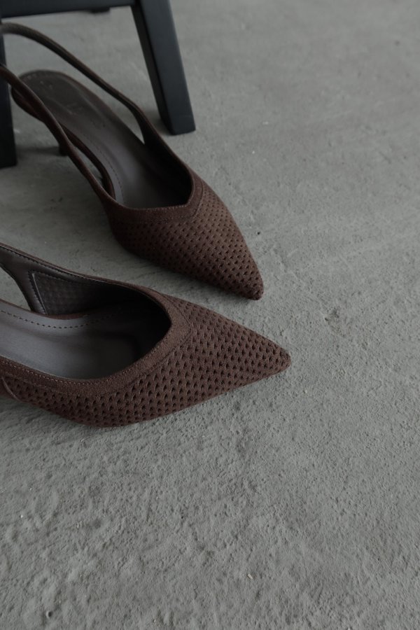 Arkası Açık Topuklu Ayakkabı