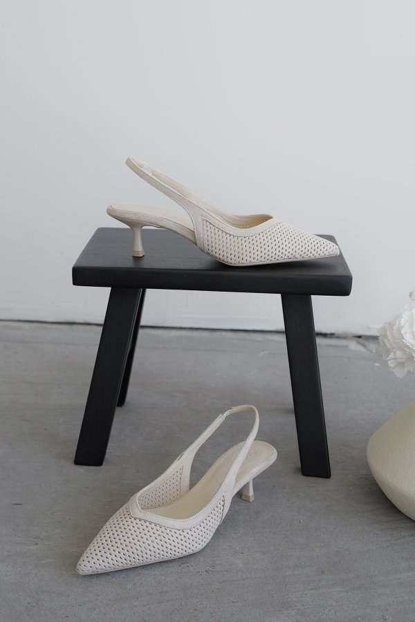 Arkası Açık Topuklu Ayakkabı