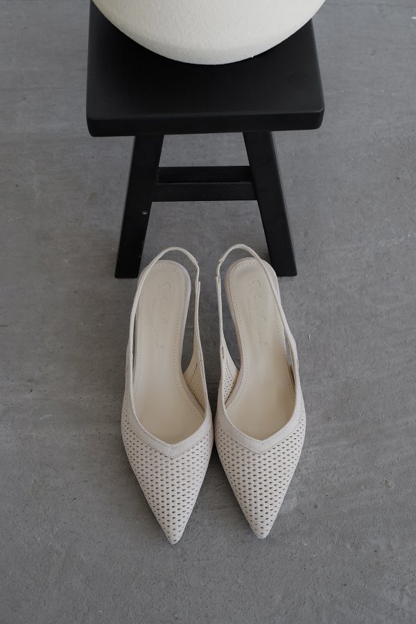 Arkası Açık Topuklu Ayakkabı