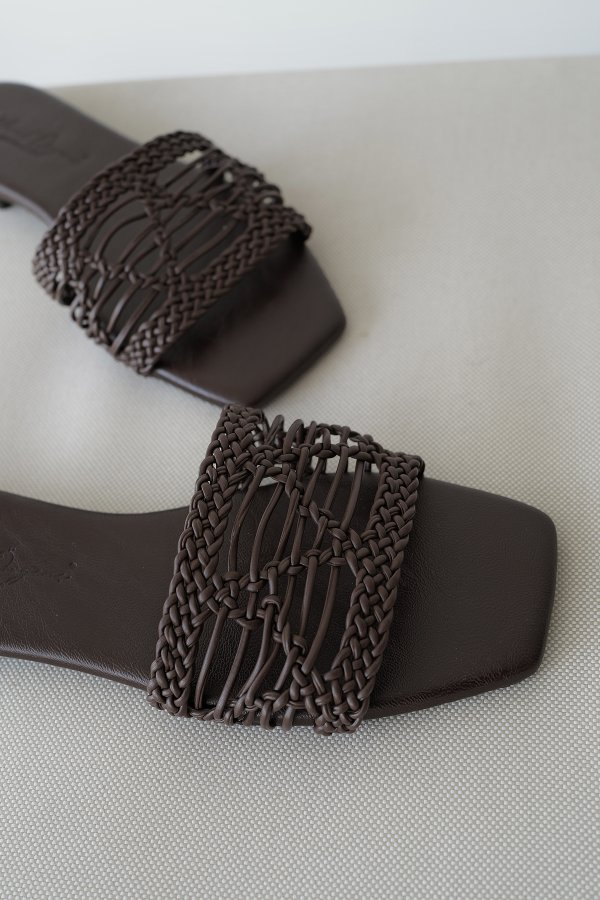 Örme Bantlı Düz Terlik