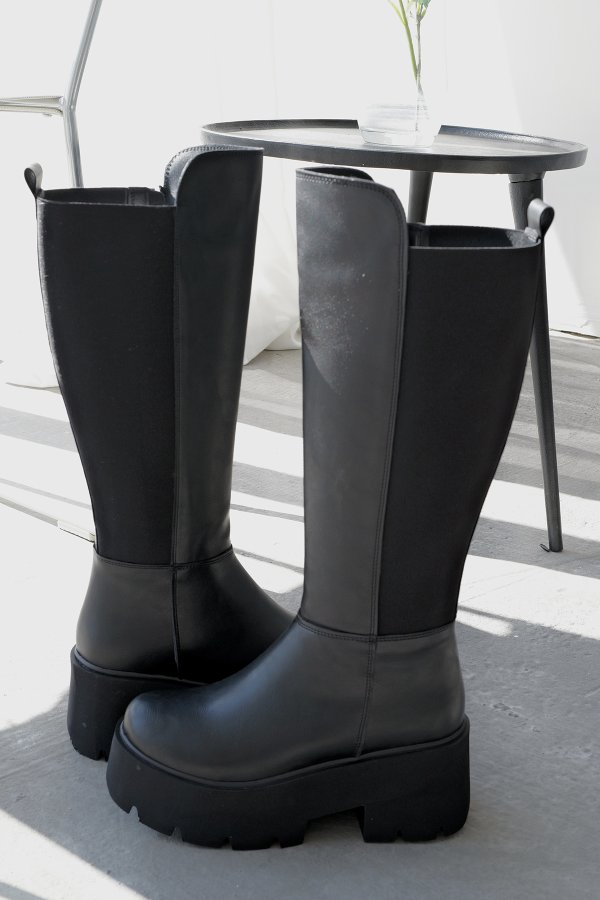 Platform Topuklu Çizme