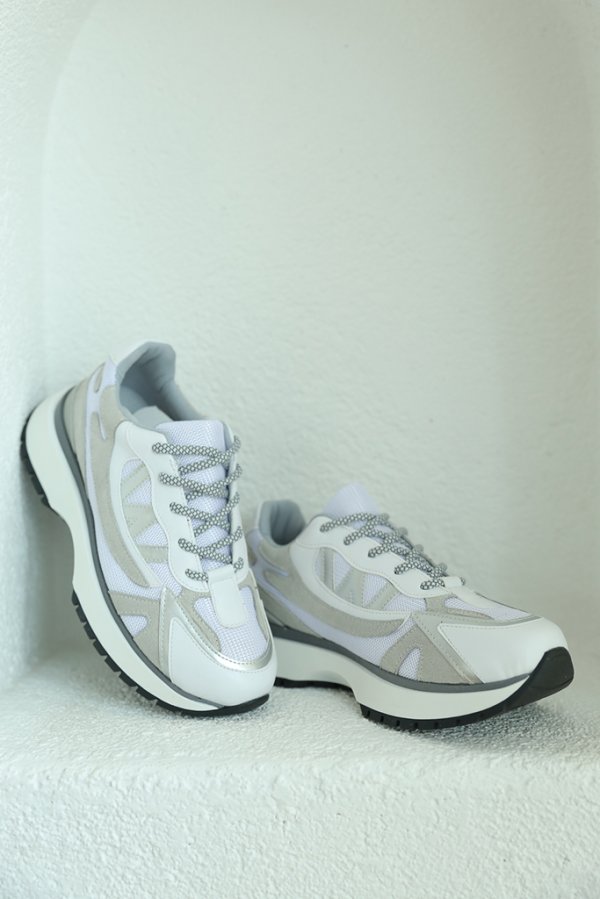 Nubuk Cilt Karışımlı Sneaker