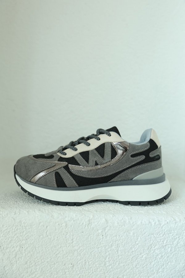 Nubuk Cilt Karışımlı Sneaker