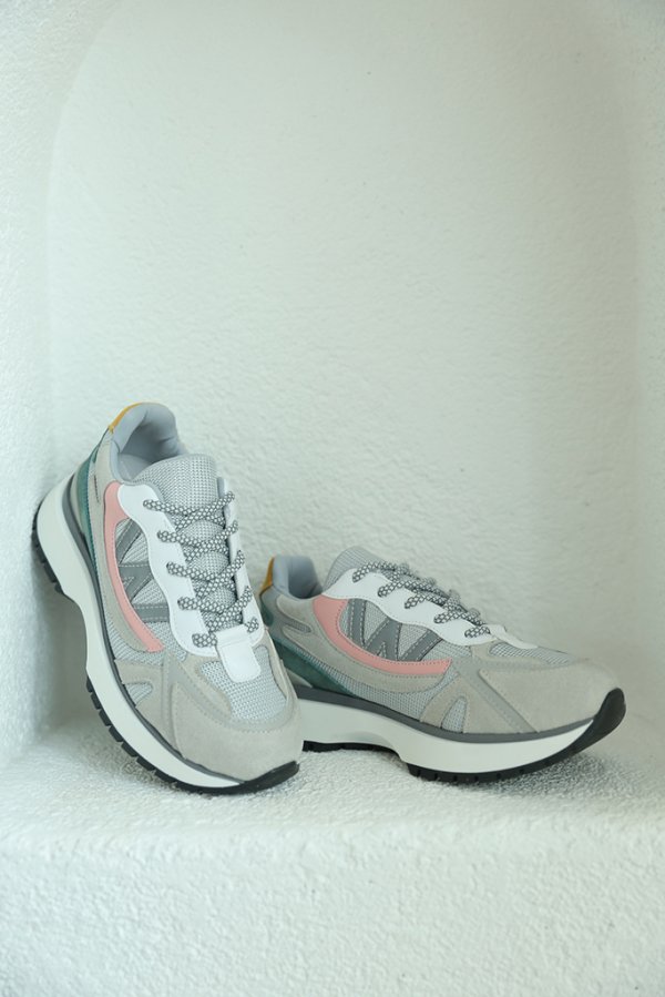 Nubuk Cilt Karışımlı Sneaker