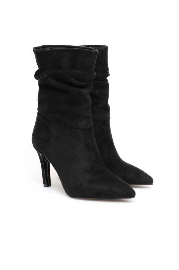 İnce Topuk Pliseli Bot