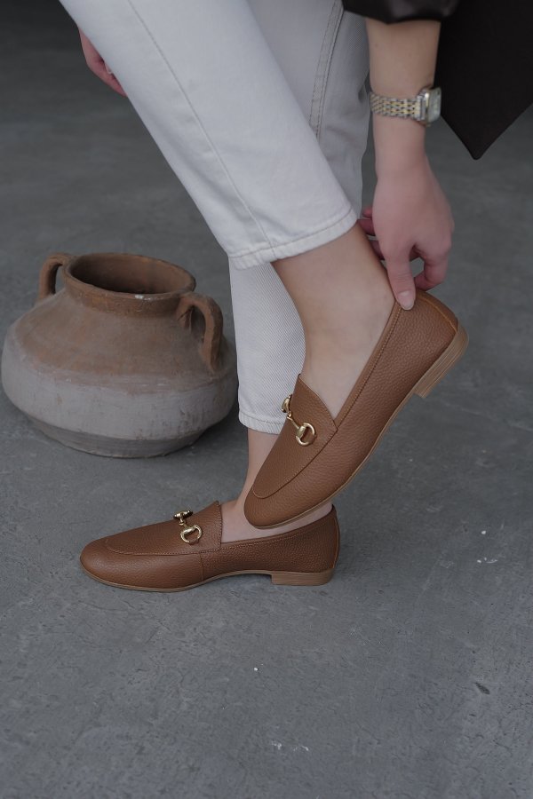 Tokalı Deri Loafer