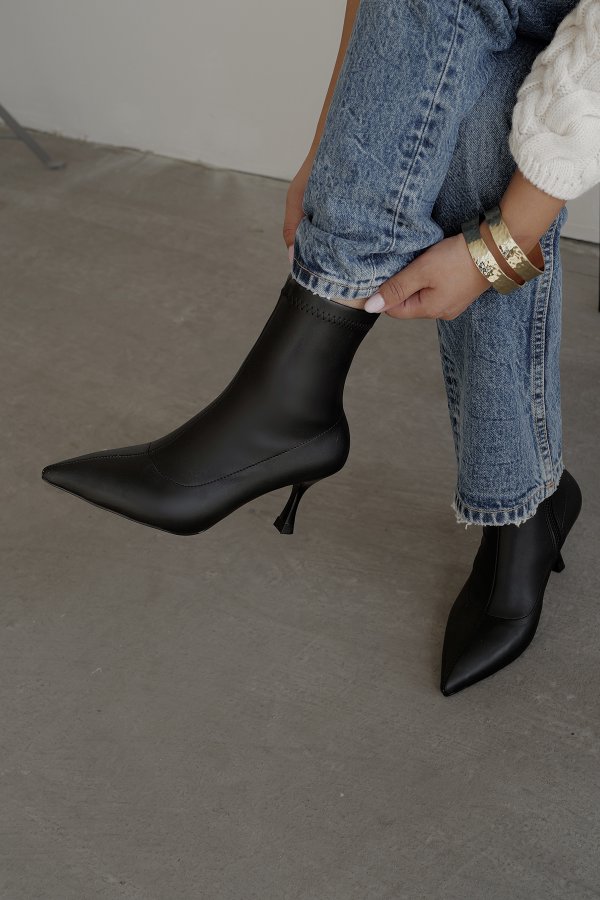 Streç Topuklu Ayakkabı