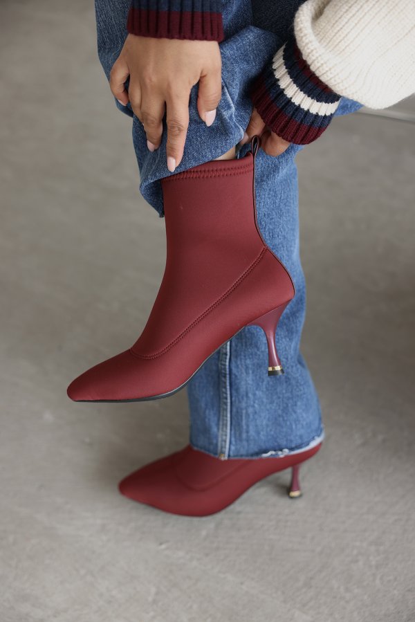 Streç Topuklu Ayakkabı