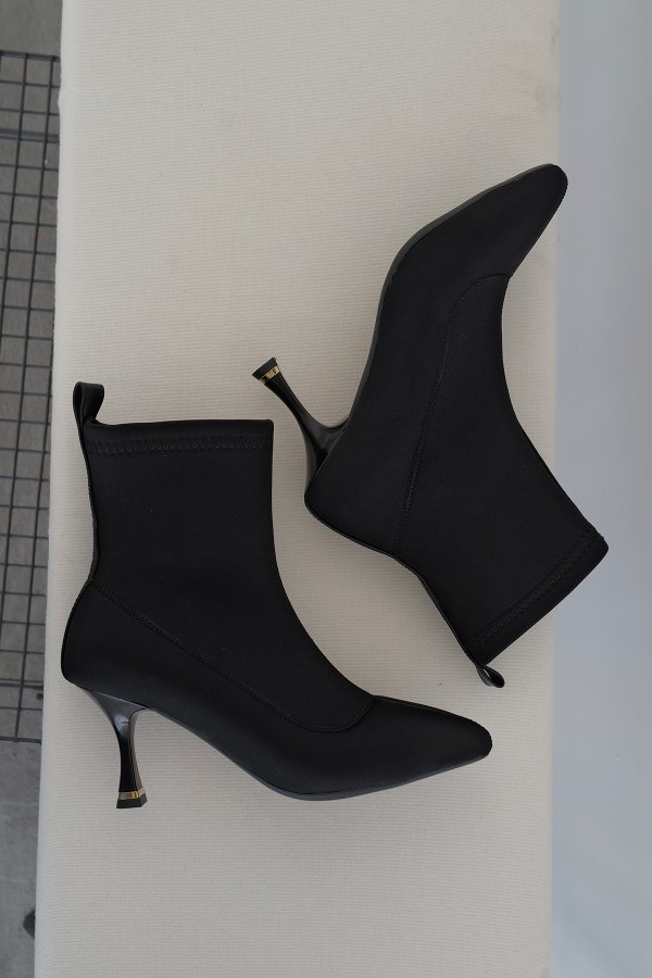 Streç Topuklu Ayakkabı