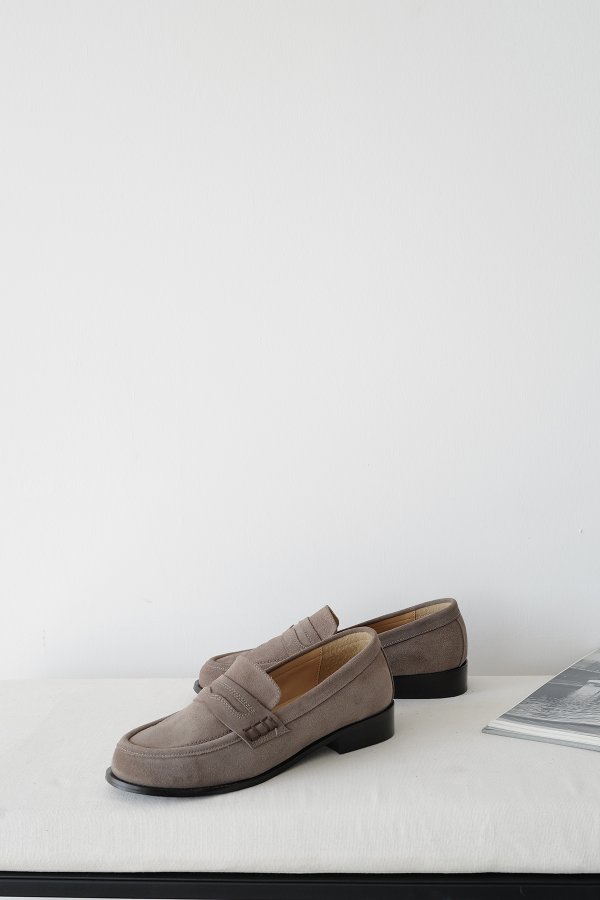 Süet Düz Taban Loafer