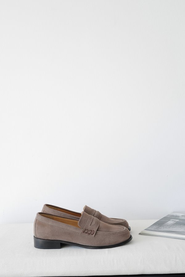 Süet Düz Taban Loafer