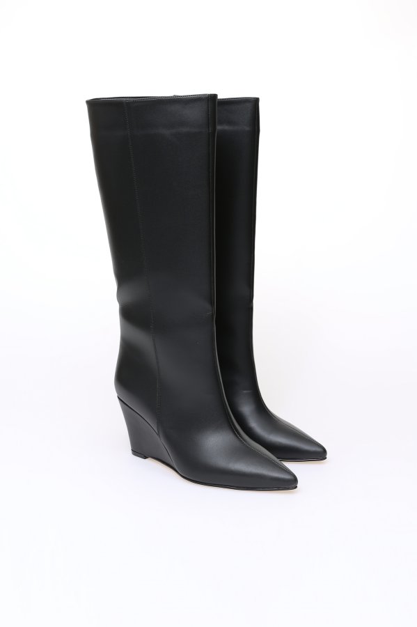 Dolgu Topuk Uzun Çizme