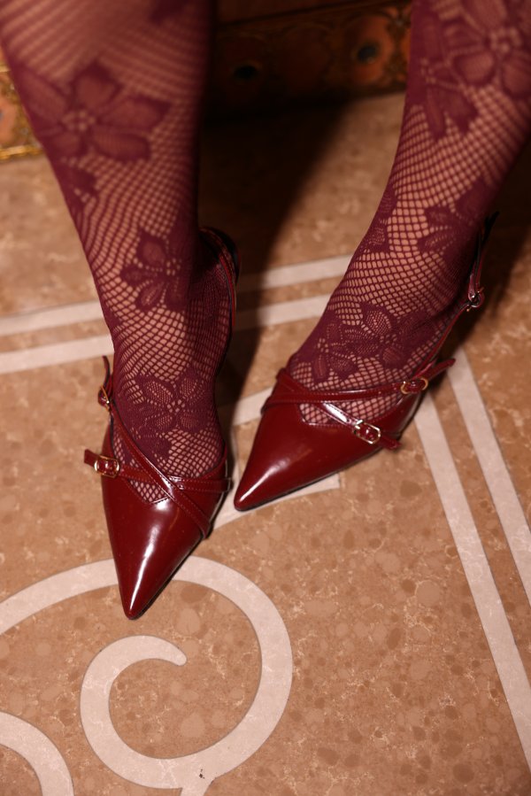 Çapraz Tokalı Stiletto