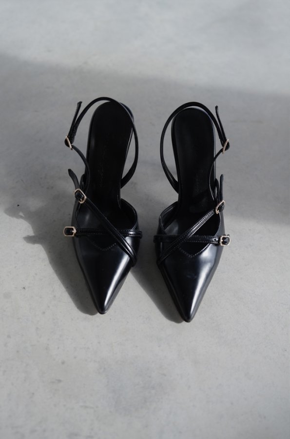 Çapraz Tokalı Stiletto