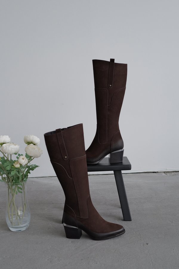 Hakiki Deri Binici Çizme