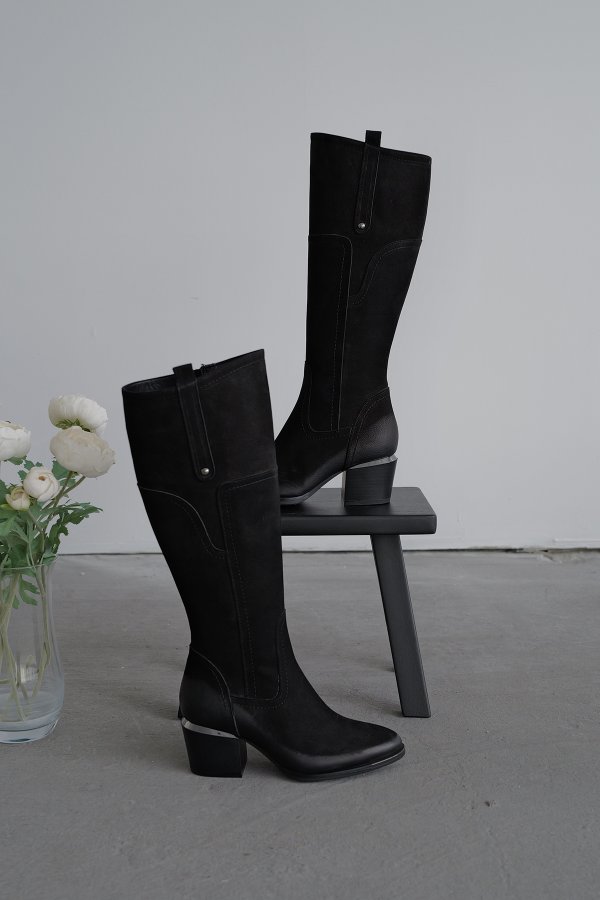 Hakiki Deri Binici Çizme