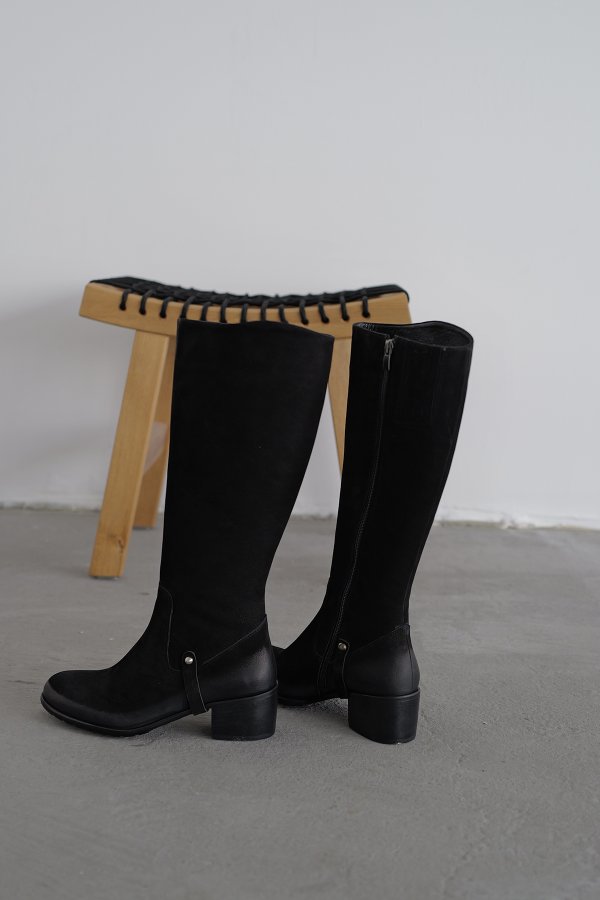 Hakiki Deri Uzun Çizme