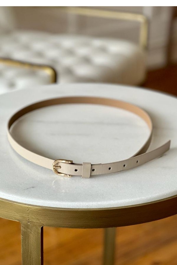 Gold Tokalı İnce Kemer