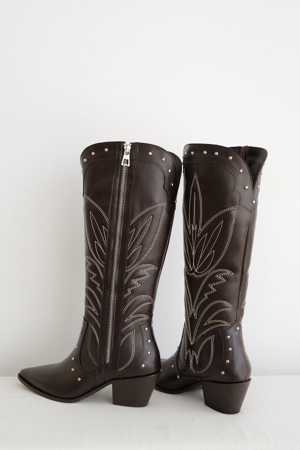 Nakışlı Western Çizme