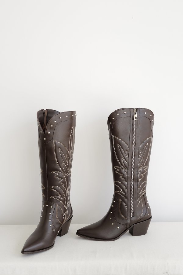 Nakışlı Western Çizme