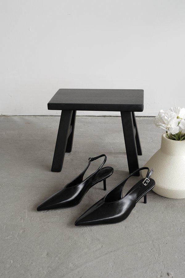 Arkası Açık Topuklu Ayakkabı