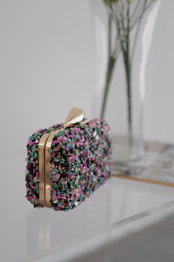 Taş Detaylı Çanta