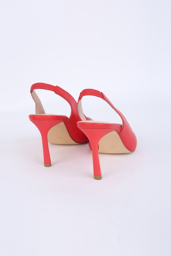 Arka Açık Topuklu Ayakkabı