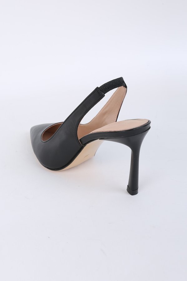 Arka Açık Topuklu Ayakkabı