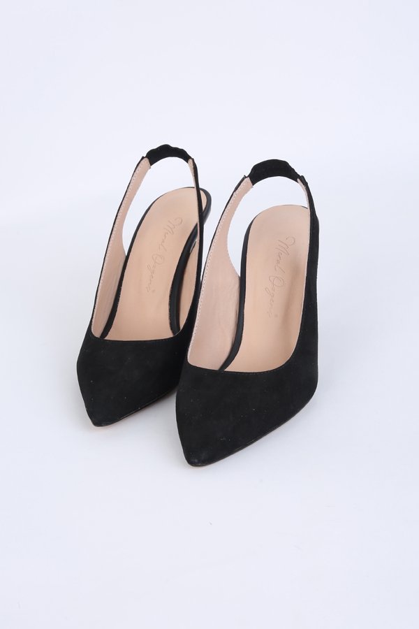 Arka Açık Topuklu Ayakkabı