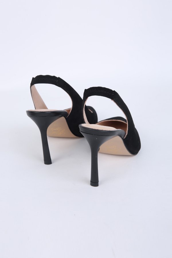 Arka Açık Topuklu Ayakkabı