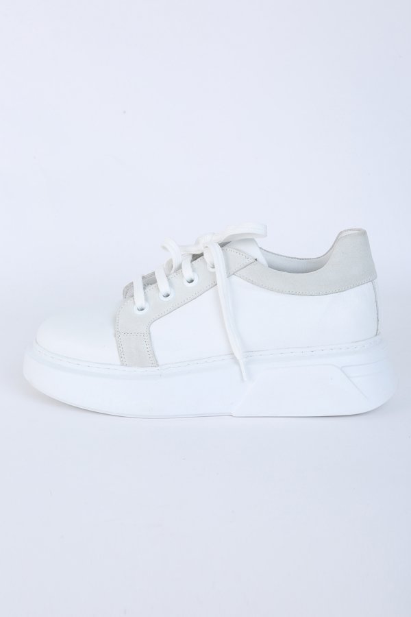 Hafızalı Pedli Deri Sneaker