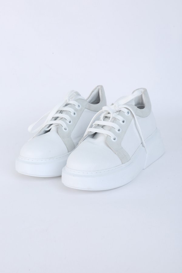 Hafızalı Pedli Deri Sneaker