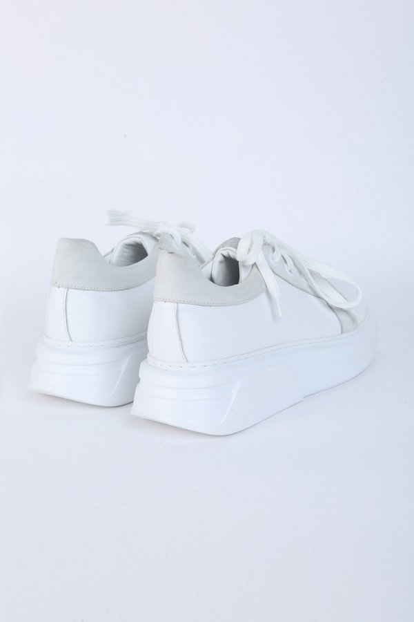 Hafızalı Pedli Deri Sneaker