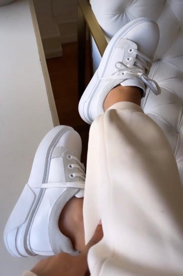 Hafızalı Pedli Deri Sneaker