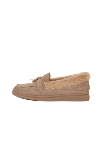 Kürklü Loafer
