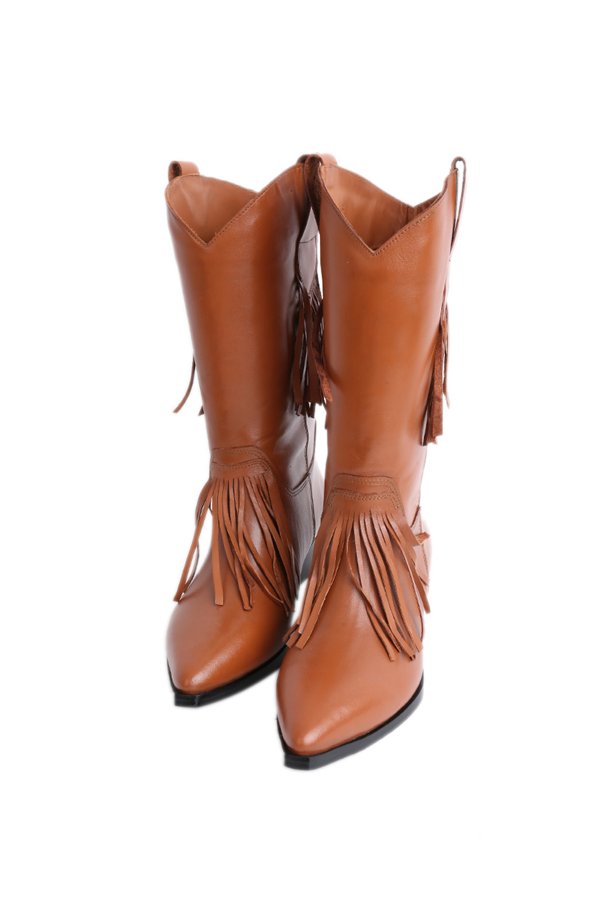 Püsküllü Western Çizme