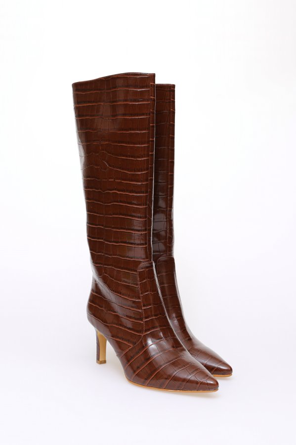 Kroko Desenli Çizme