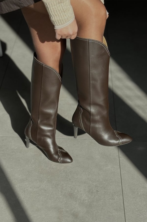 Dikişli Uzun Çizme