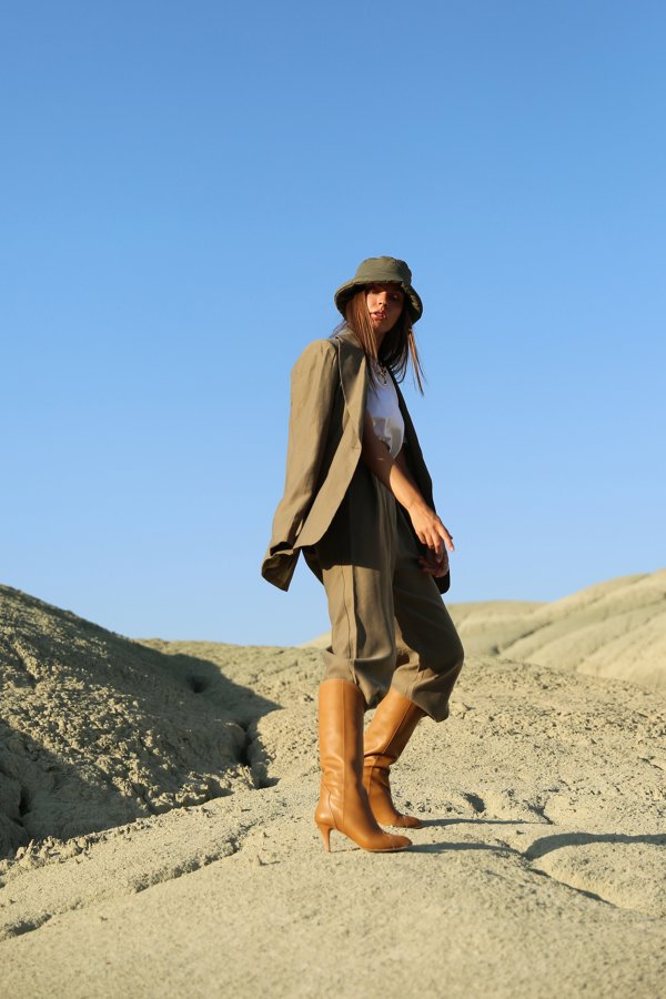 Dikişli Uzun Çizme